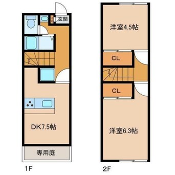 間取図 OA FLAT飯田