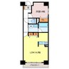 ＴＫＤ北条口 1LDKの間取り