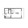casa北条 1Rの間取り