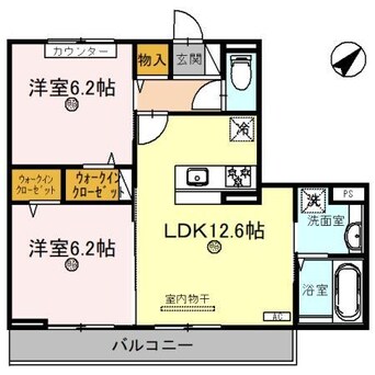 間取図 ラ　グリシーヌ青山