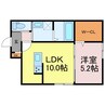 シャルマン　シエロ 1LDKの間取り