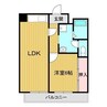 ロイヤルコーポ東雲 1LDKの間取り