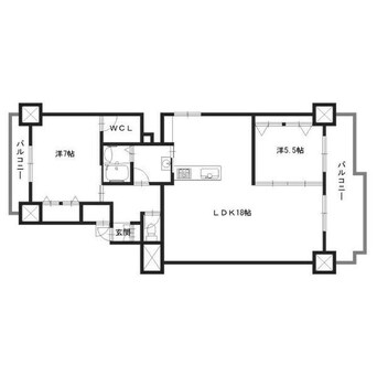 間取図 マンション優雅Ⅲ