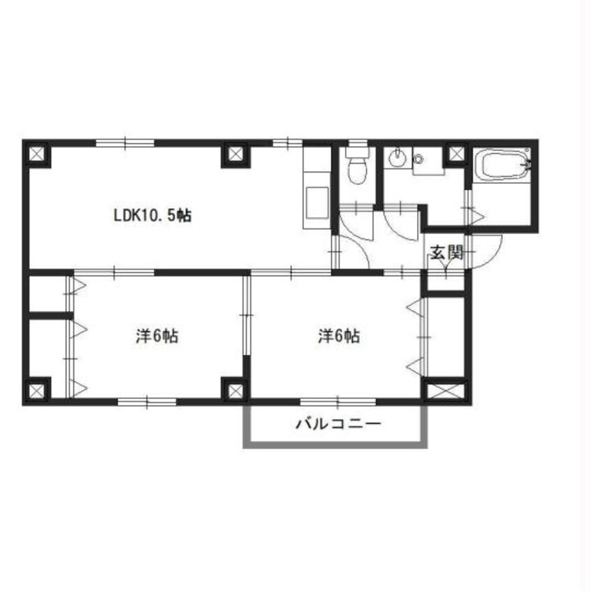 間取図 パーシマムヒルズ