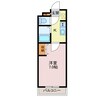 ジュネス伊伝居Ⅱ 1Rの間取り