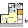 グレイシャス 1LDKの間取り