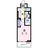 ジュエルⅢ 1Kの間取り