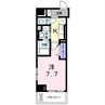 ジュエルⅢ 1Kの間取り