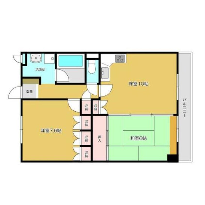 間取図 コーポ東延末