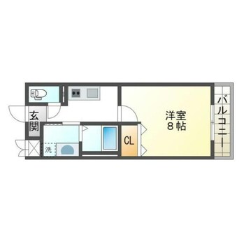 間取図 クローバー英賀保駅前