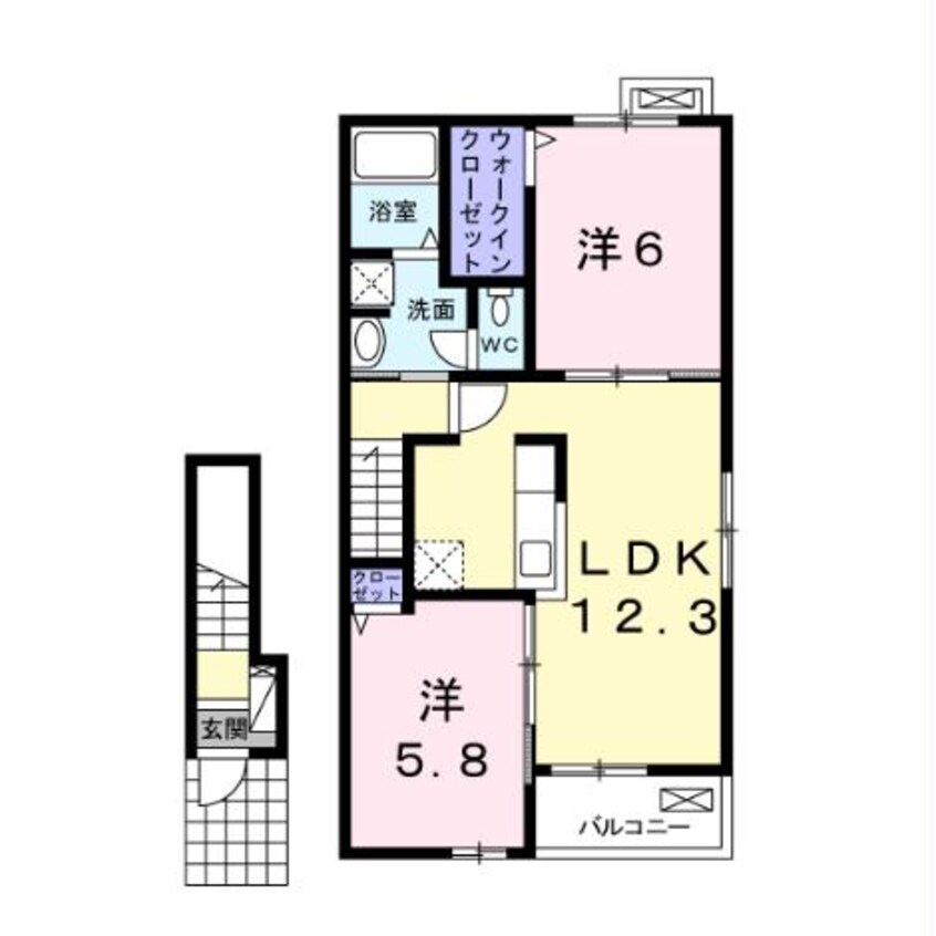 間取図 クオーレ　Ⅰ