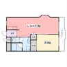 インタービレッジ南今宿 1LDKの間取り