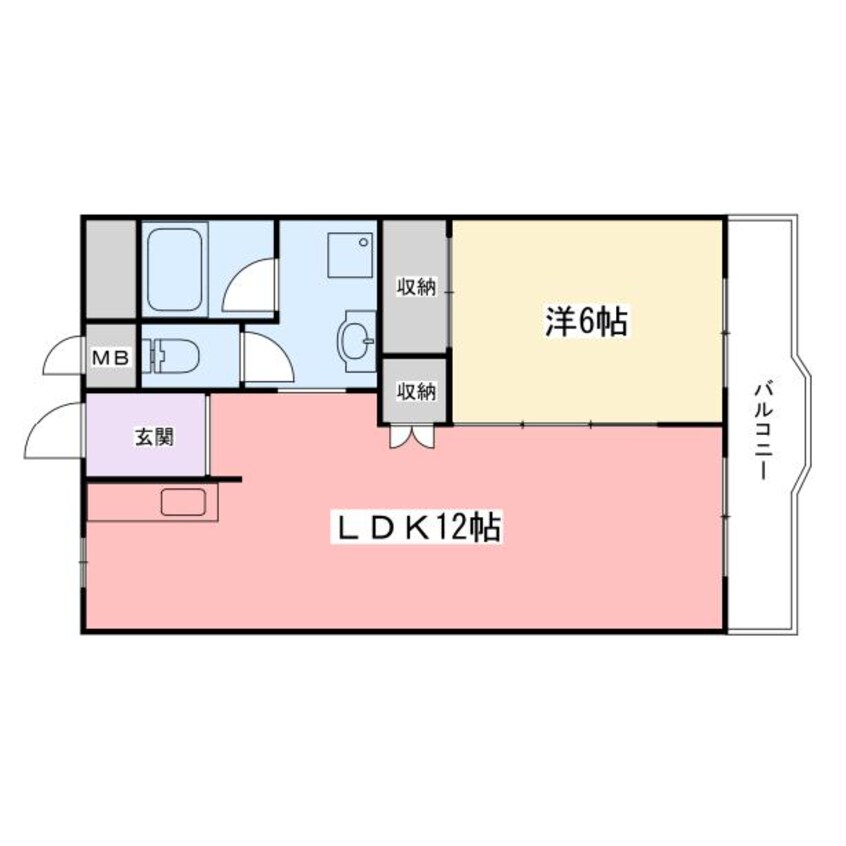 間取図 インタービレッジ南今宿