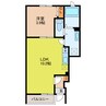 カプラン花田Ⅰ 1LDKの間取り