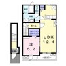 ファンド今宿Ⅱ 1LDKの間取り