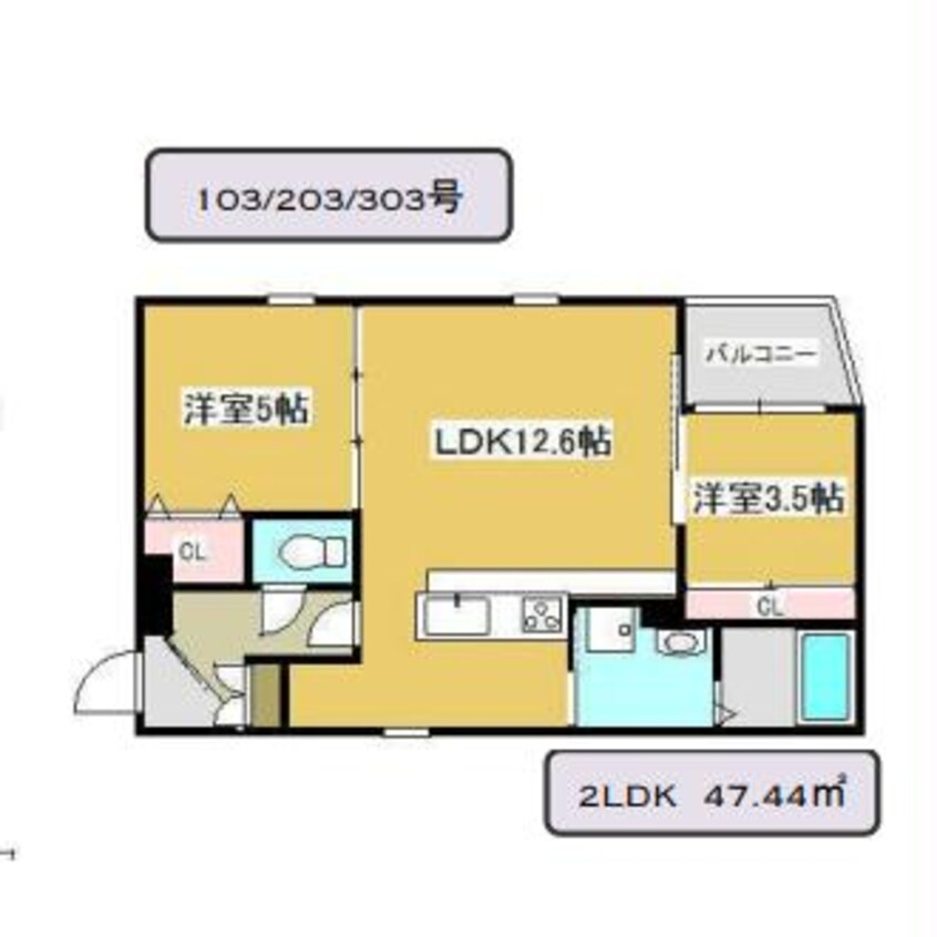 間取図 コティ姫路