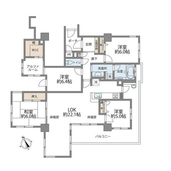 間取図 アルファステイツ南新在家