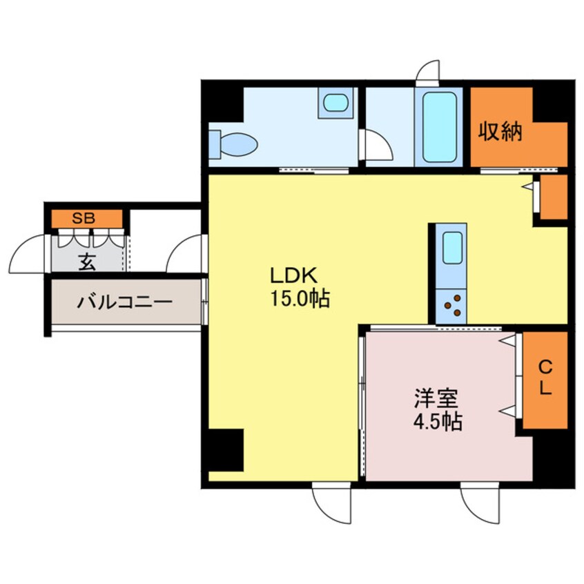 間取図 STELLA白銀