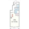 コゥジィーコート 1Rの間取り