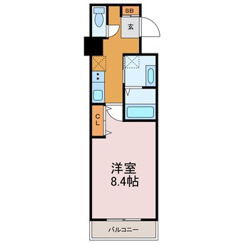 間取図 MISTRAL姫路駅前Ⅶ　高尾町