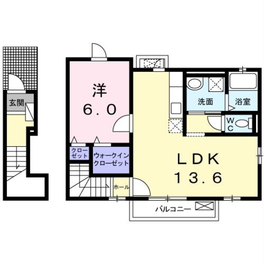 間取図 シャルマンヴィレッジC