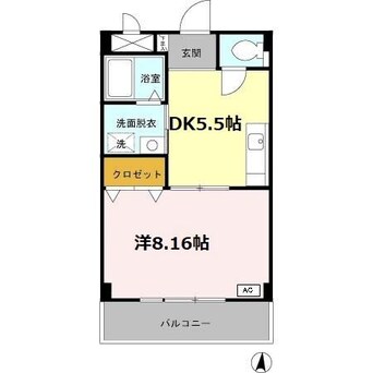 間取図 ヴァンクレールⅠ