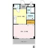 ヴァンクレールⅠ 1DKの間取り