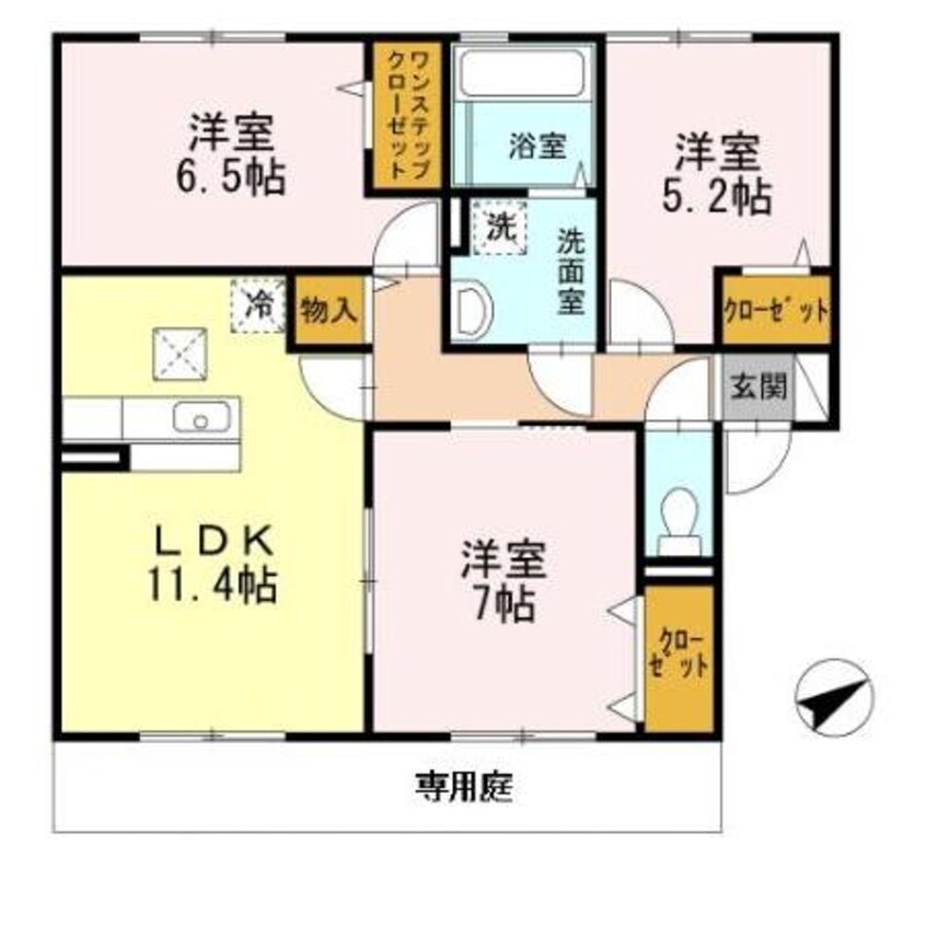 間取図 オーハマヴィラ