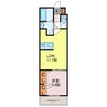 MISTRAL東姫路駅前 1LDKの間取り