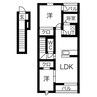 アイメゾンライブ 2LDKの間取り