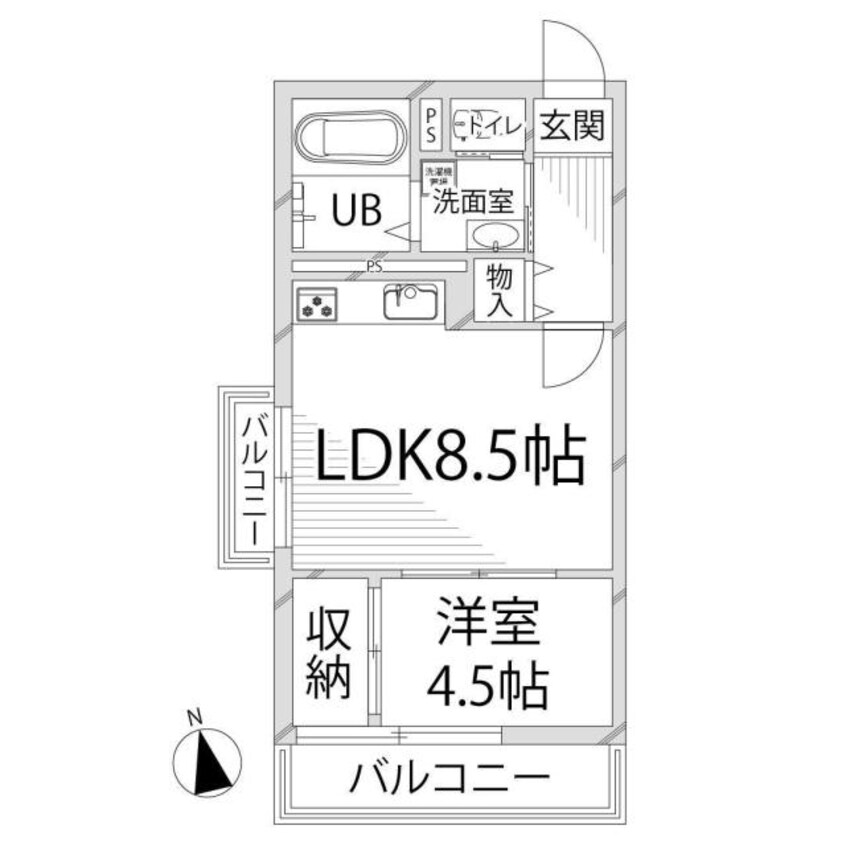 間取図 メゾン・ド・アルシュ