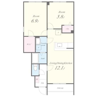 間取図 エスポアール・コート