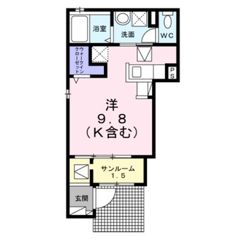 間取図 グリュック八代