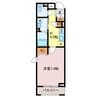 GRACEHILLS阿保 1Kの間取り