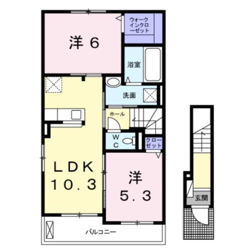 間取図 コンフォートカーサⅠ