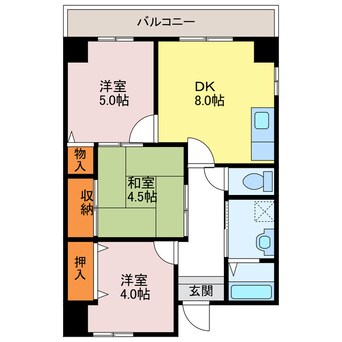 間取図 ソレーユ南条