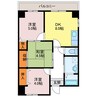 ソレイユ南条 3DKの間取り