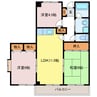 ソレイユ南条 3LDKの間取り