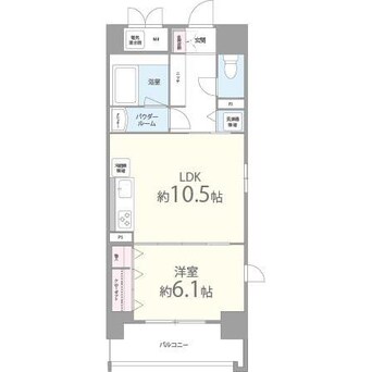 間取図 パレー　ブランシェ