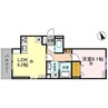 D’s駅南大路 1LDKの間取り