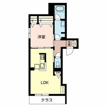 間取図 シャーメゾン　姫路R