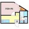 リープラス青山北 1Kの間取り