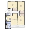 リノスタイル姫路北条 3LDKの間取り