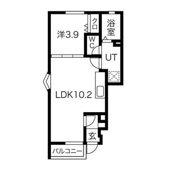 間取図 カプラン飾磨Ⅱ