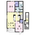 ヌォーヴォ・ドラーゴⅠの間取図