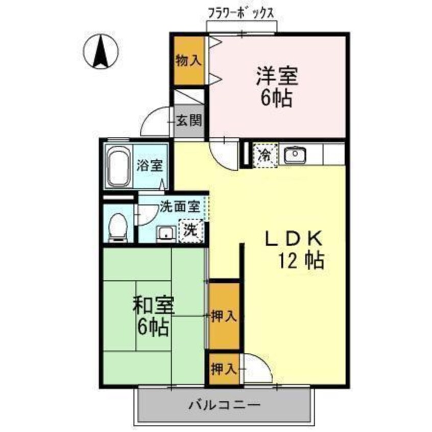 間取図 ビラ国分寺A棟