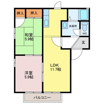 間取図 フレグランス小川