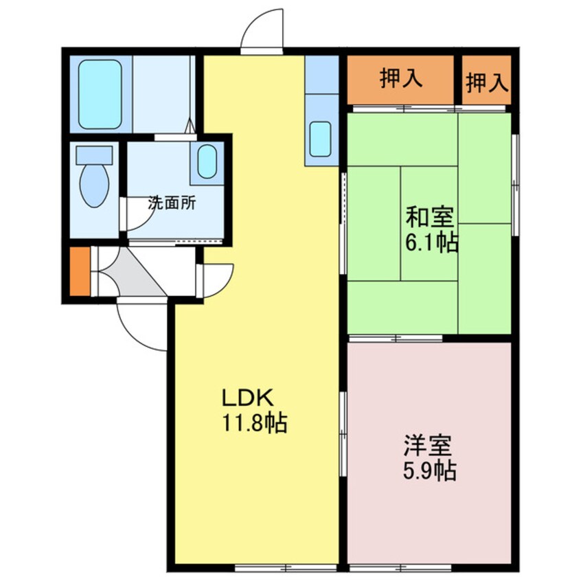 間取図 チェリーウエル