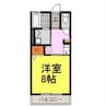 デズィデーリオ 1Kの間取り