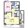 グリーンパーク南条 1LDKの間取り